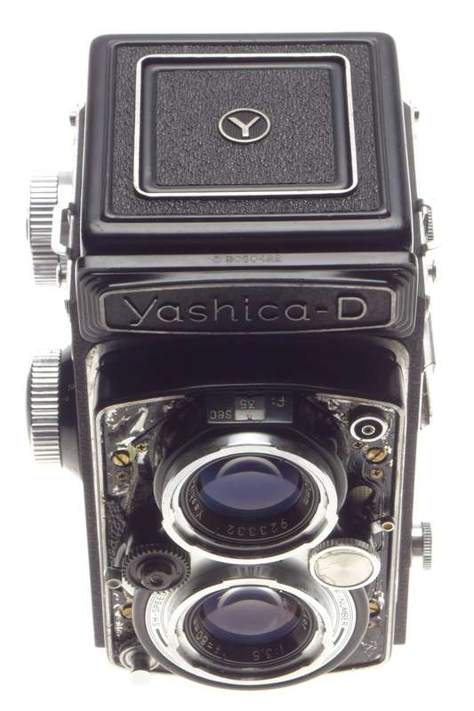 Yashica D medium format camera TLR Yashicor 3.5 f=80mm for Repair - Yashica