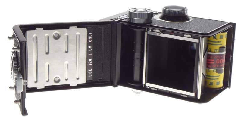 Yashica D medium format camera TLR Yashicor 3.5 f=80mm for Repair - Yashica