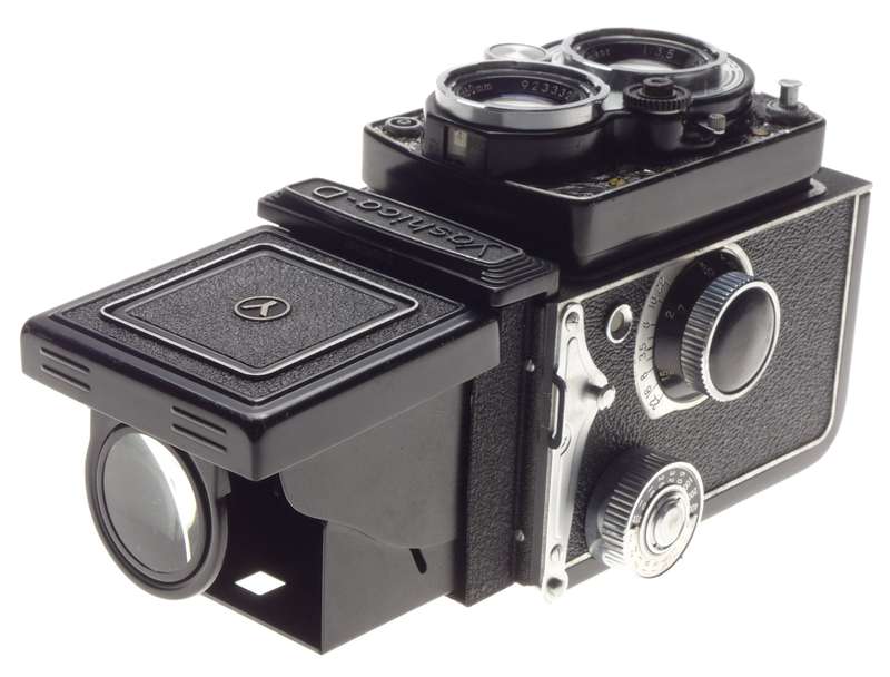 Yashica D medium format camera TLR Yashicor 3.5 f=80mm for Repair - Yashica