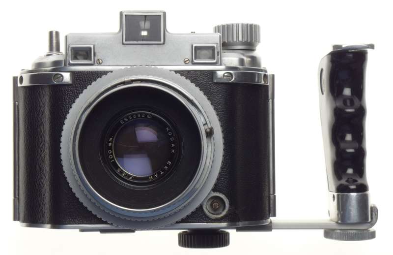 Kodak EKTAR 3.5 f=100mm Medalist II 3.5/100mm Rare lens film camera grip