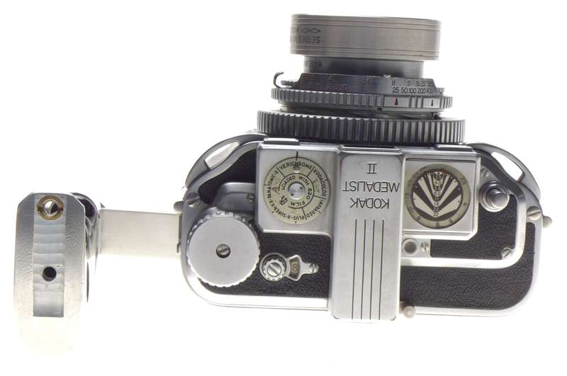 Kodak EKTAR 3.5 f=100mm Medalist II 3.5/100mm Rare lens film camera grip