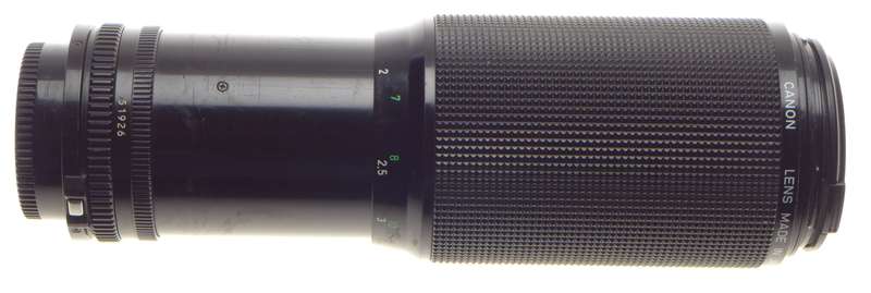 Canon FD Zoom lens 100-300mm 1:5.6 caps for SLR 35mm film cameras - Canon