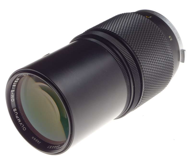Mint Olympus OM-System Auto-T 1:1.4 f=200mm SLR 35mm film camera lens vintage kit