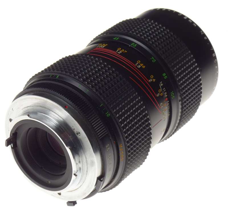 Super Albinar Auto Zoom 1:3.5-105mm SLR vintage film camera lens used