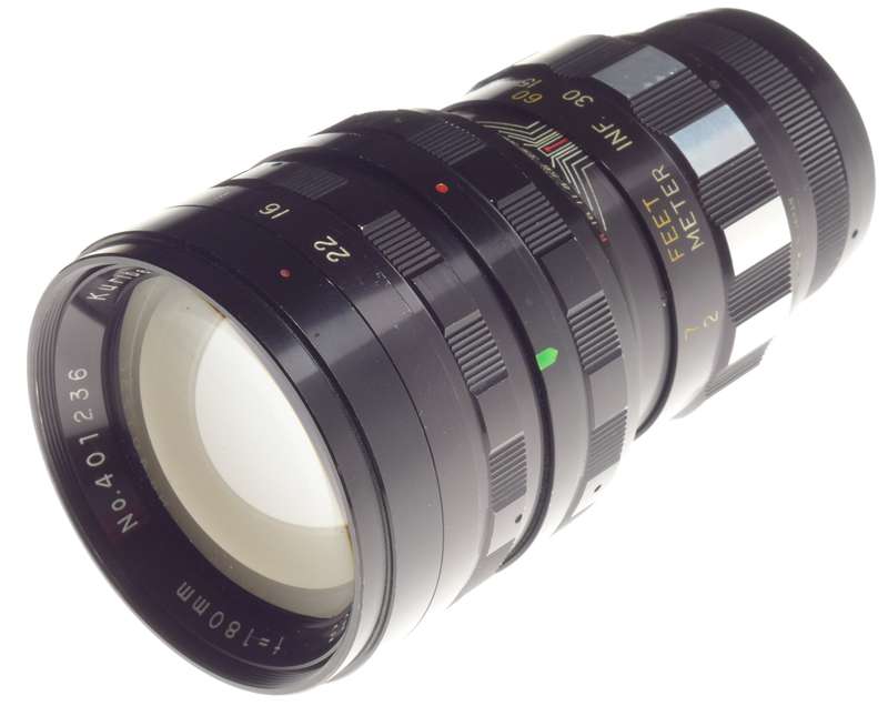 PETRI 180mm Kuribayashi C.C 1:3.5 Vintage Mint camera lens 3.5/180 kit