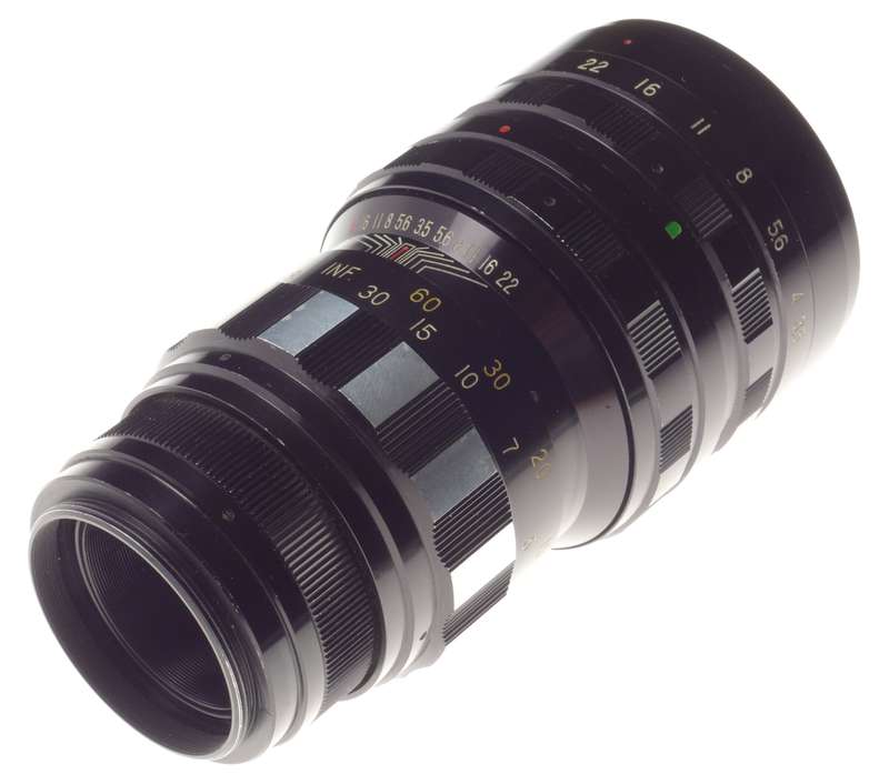 PETRI 180mm Kuribayashi C.C 1:3.5 Vintage Mint camera lens 3.5/180 kit