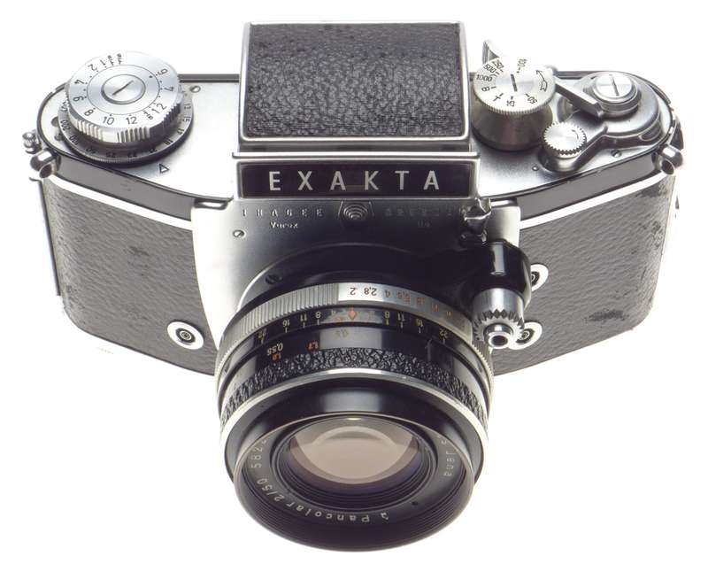 Pancolar Exakta SLR camera vintage 35mm film 2/50 Zeiss lens Excellent - Exakta