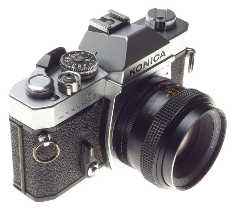 Konica Autoreflex T3 "Just Serviced" Hexanon AR 50mm F1.7 SLR camera kit