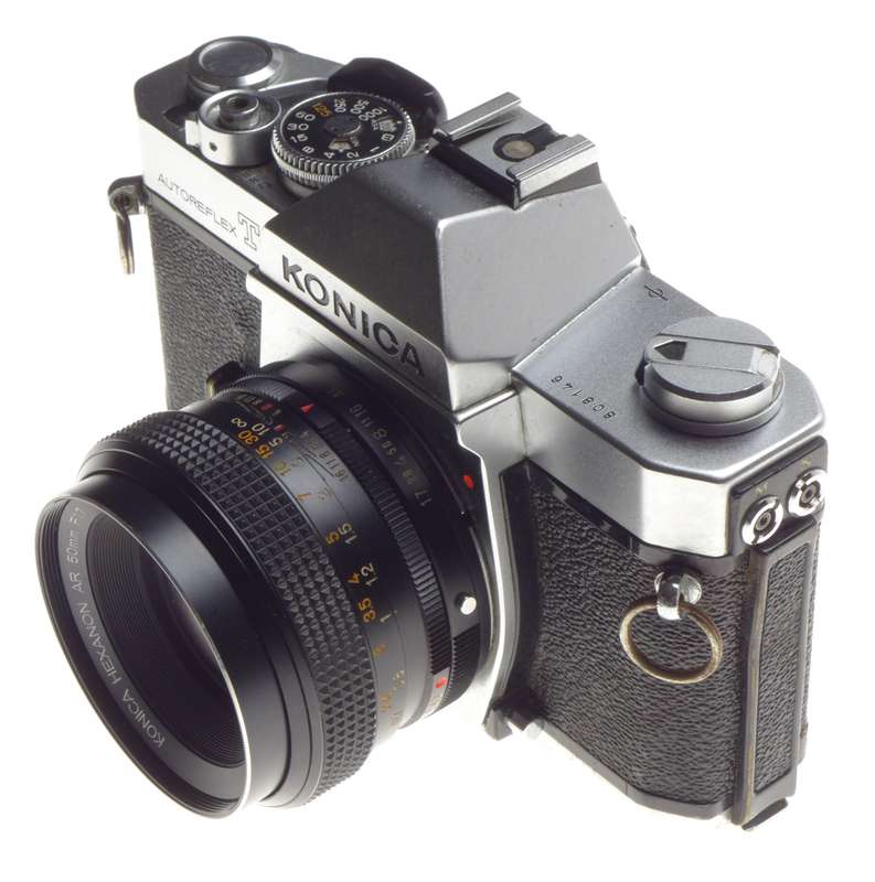 Konica Autoreflex T3 "Just Serviced" Hexanon AR 50mm F1.7 SLR camera kit