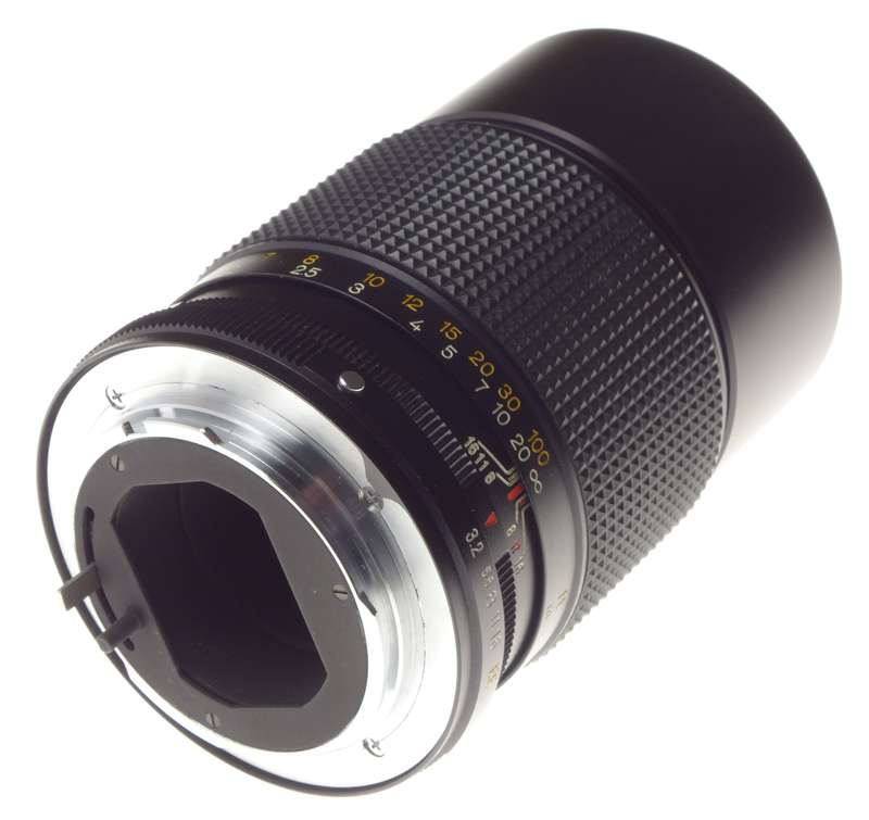 Konica Hexanon AR 135mm F3.2 SLR vintage 35mm film camera lens