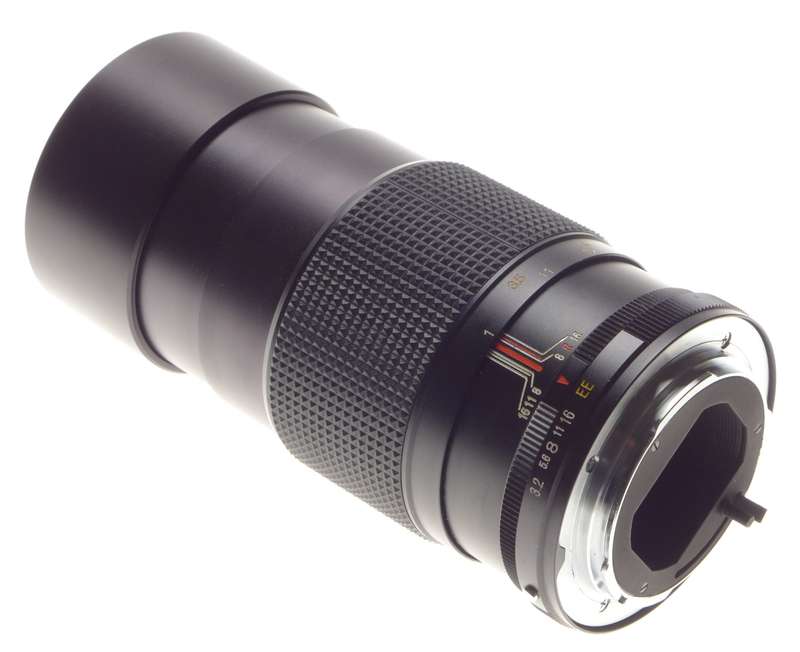 Konica Hexanon AR 135mm F3.2 SLR vintage 35mm film camera lens