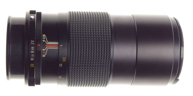 Konica Hexanon AR 135mm F3.2 SLR vintage 35mm film camera lens