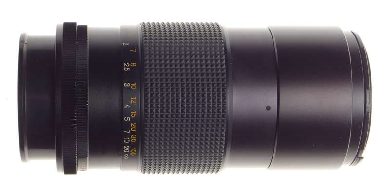 Konica Hexanon AR 135mm F3.2 SLR vintage 35mm film camera lens
