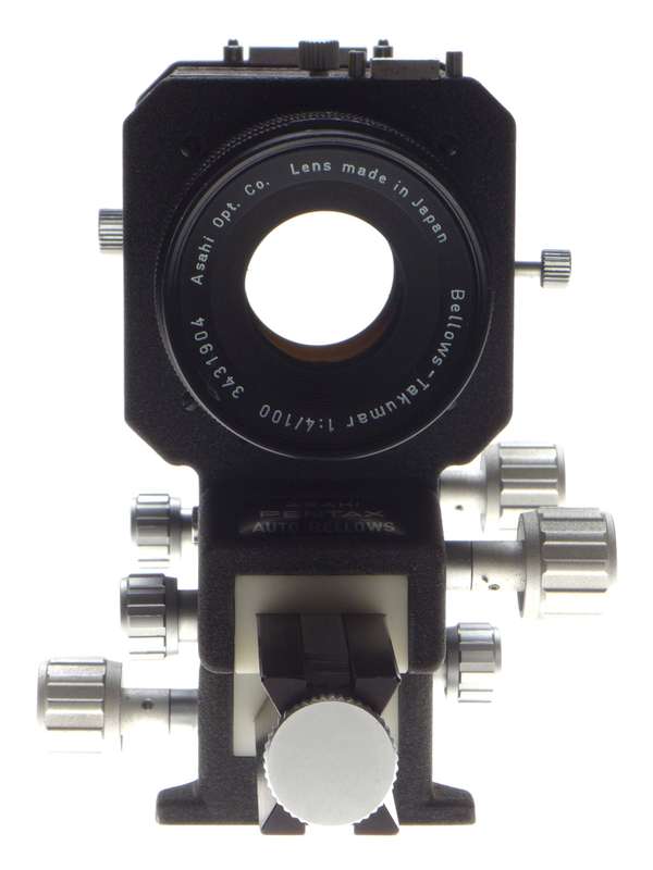 PENTAX Bellows Takumar 4/100mm Macro lens Rare Slide Copier SLR