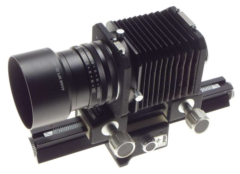 PENTAX Bellows Takumar 4/100mm Macro lens Rare Slide Copier SLR