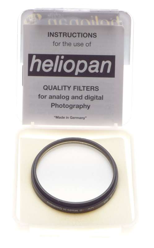 HELIOPLAN Yellow 8 Light Filter ES 55 UV filter Boxed MINT