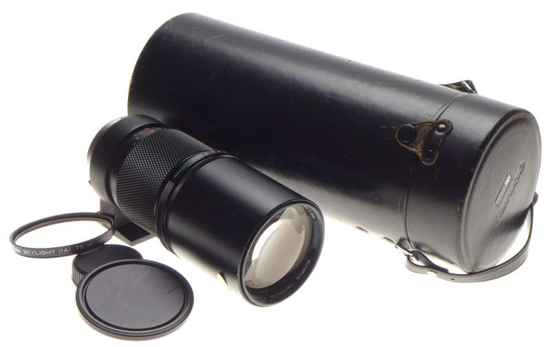 Olympus OM-System Auto-S 1:4.5 f=300mm Zuiko 4.5/300mm film camera lens 35mm