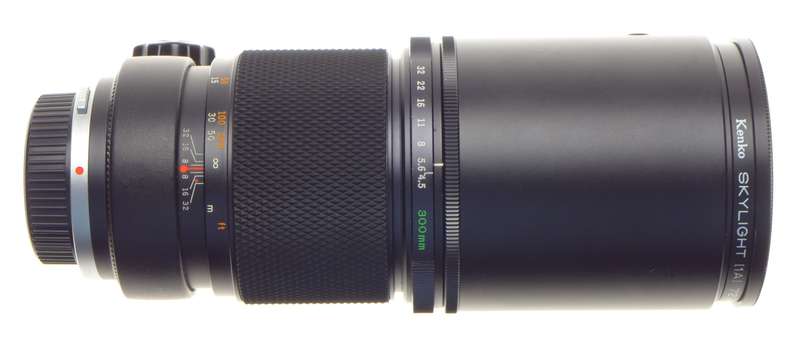 Olympus OM-System Auto-S 1:4.5 f=300mm Zuiko 4.5/300mm film camera lens 35mm
