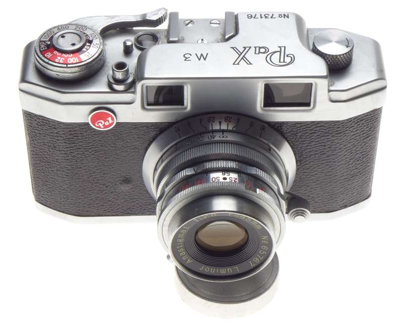 PAX M3 rangefinder sub miniature camera kit Luminor 1:2.8/45mm lens - Pax