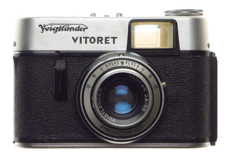 Voigtlander Vitoret 35mm film camera VASKAR 2.8/50 Prontor
