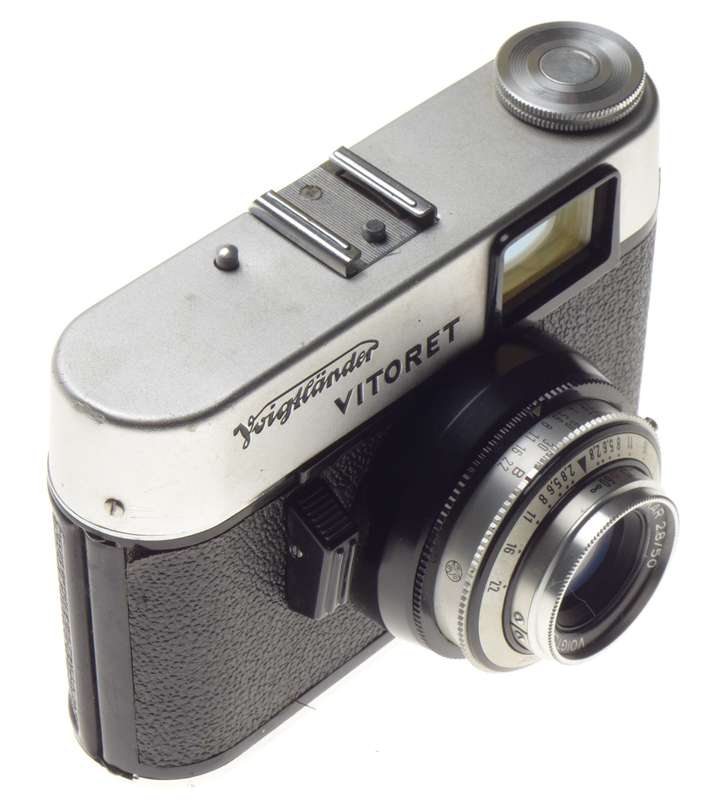 Voigtlander Vitoret 35mm film camera VASKAR 2.8/50 Prontor