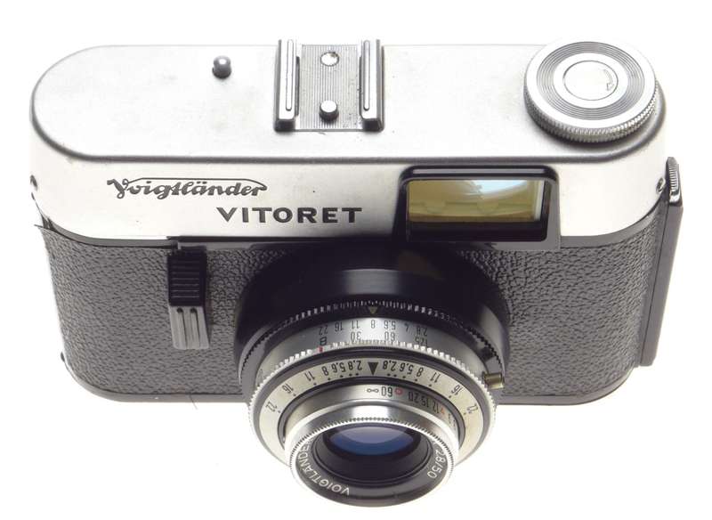 Voigtlander Vitoret 35mm film camera VASKAR 2.8/50 Prontor