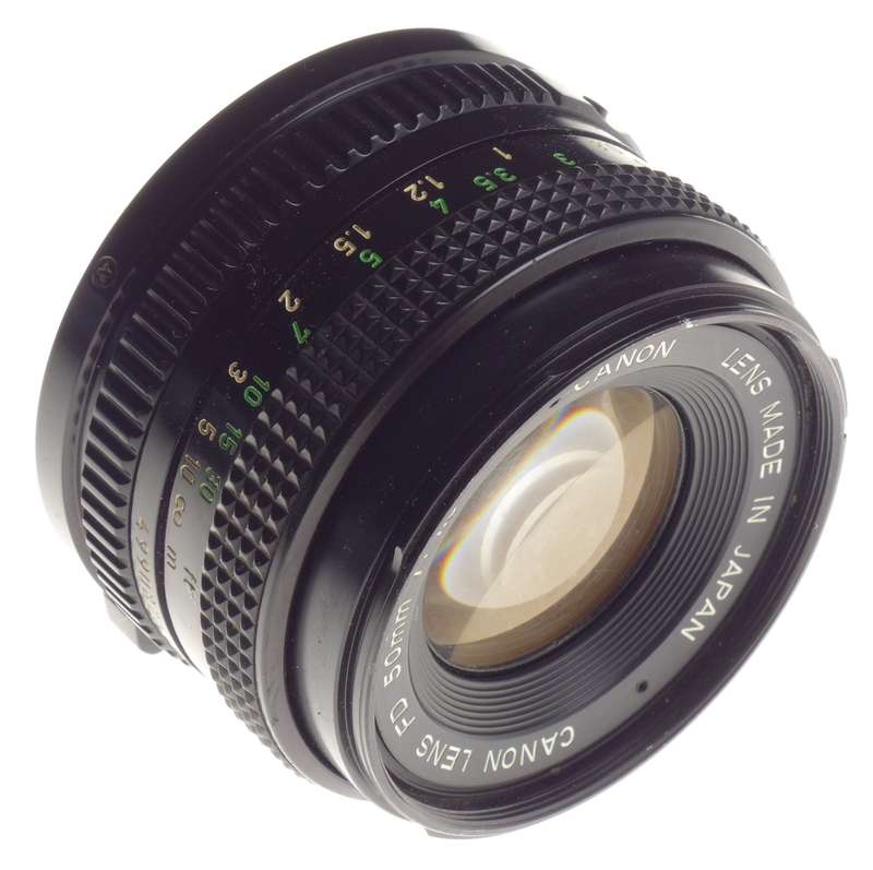 Canon Lens FD 50mm 1:1.8 fits SLR 35mm film cameras 1.8/50 f=50mm - Canon