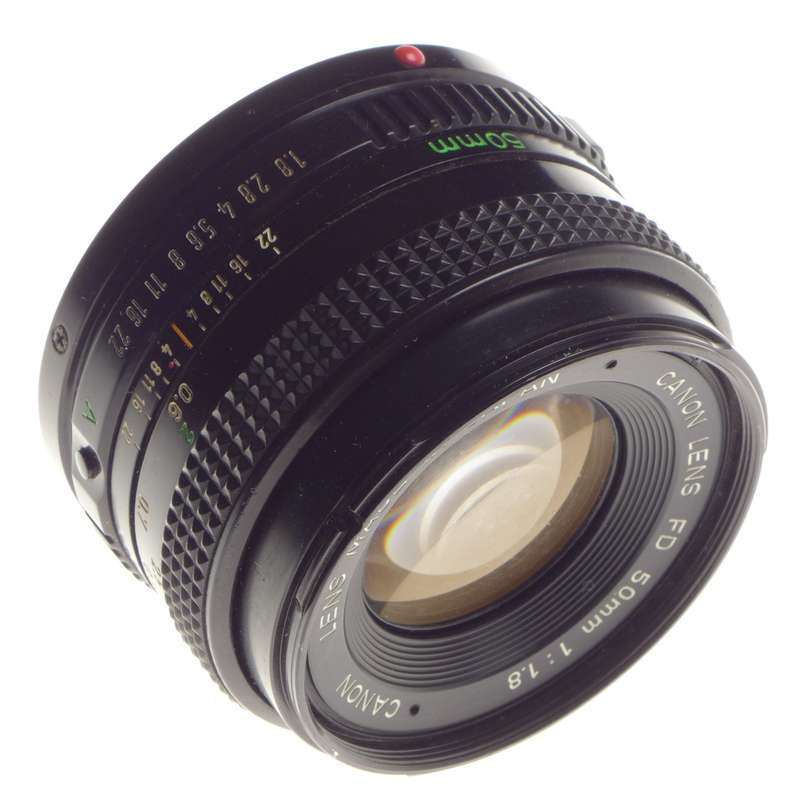 Canon Lens FD 50mm 1:1.8 fits SLR 35mm film cameras 1.8/50 f=50mm - Canon