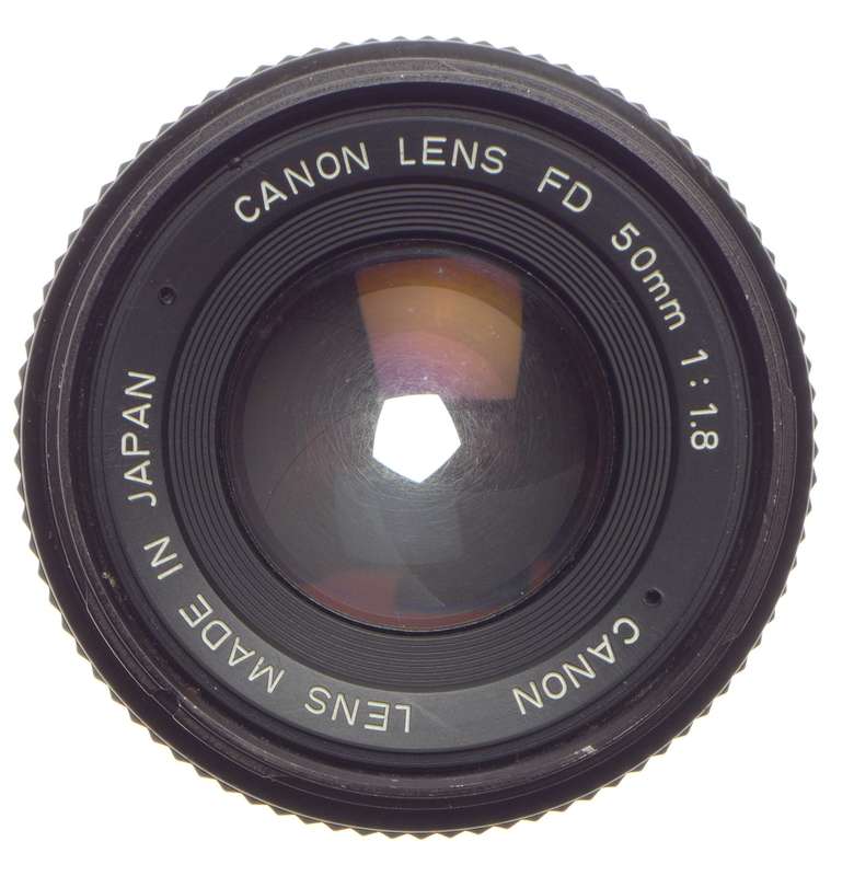 Canon Lens FD 50mm 1:1.8 fits SLR 35mm film cameras 1.8/50 f=50mm - Canon