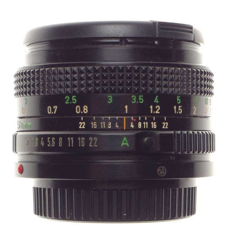 Canon Lens FD 50mm 1:1.8 fits SLR 35mm film cameras 1.8/50 f=50mm - Canon