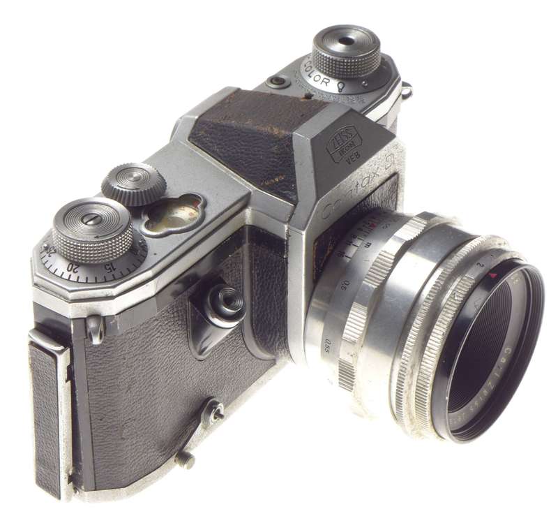 Zeiss Ikon VEB Contax D Biotar 2/58 red T Carl Zeiss lens