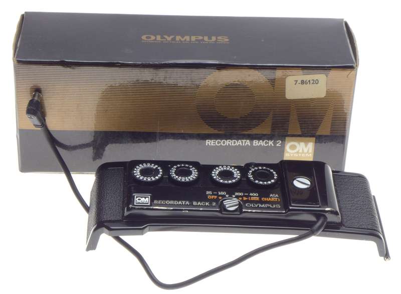 Olympus OM System Recordata back 2 fits Vintage SLR 35mm film camera