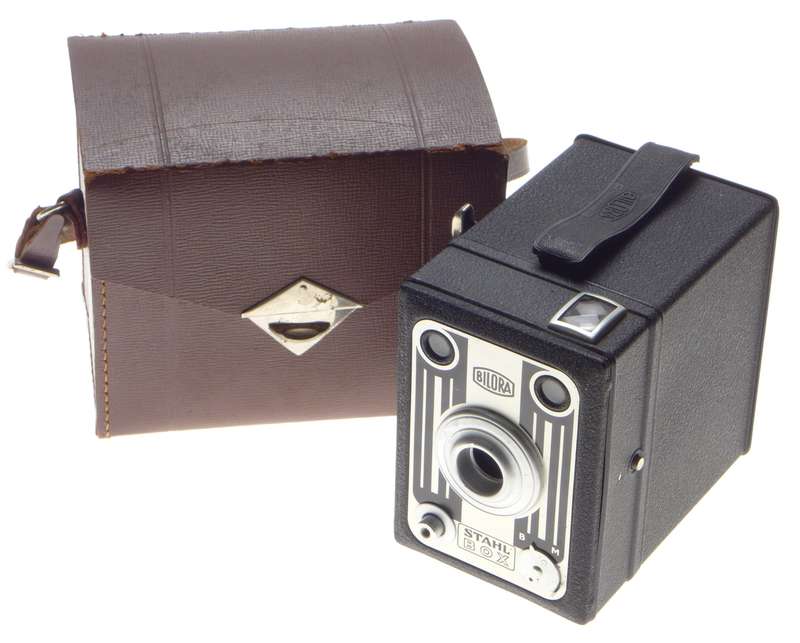 BILORA box Stahl Box vintage medium format film camera cased Museum