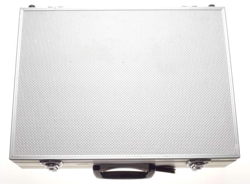 Aluminium camera flight case foam padded lightly used - No Name