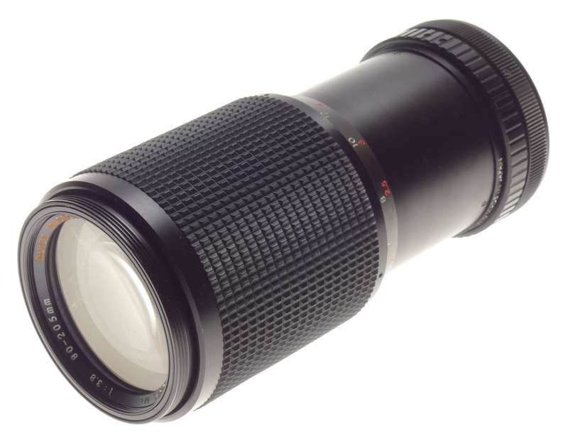 Quick Macro ELICAR MC 80-205mm 1:3.8 Zoom Canon FD mount SLR vintage lens