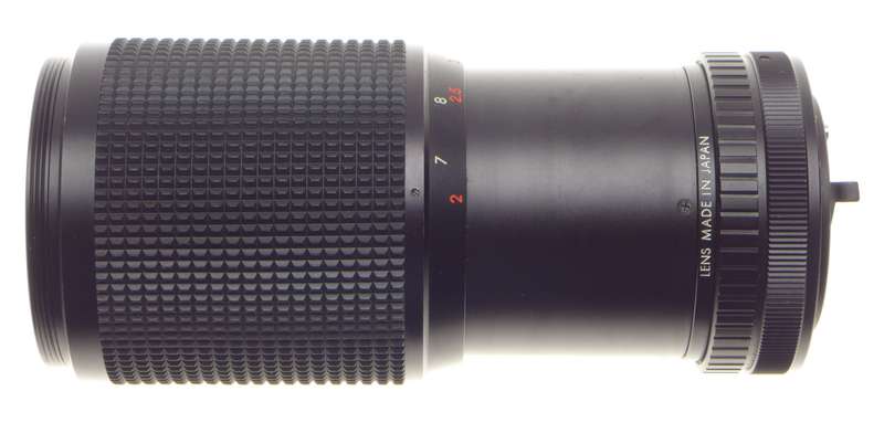 Quick Macro ELICAR MC 80-205mm 1:3.8 Zoom Canon FD mount SLR vintage lens