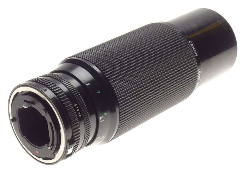 Canon FD Zoom lens 100-300mm 1:5.6 caps for SLR 35mm film cameras - Canon