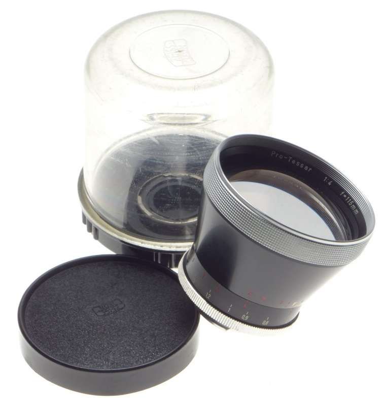 ZEISS Ikon Pro-Tessar 1:4 f=115mm SLR conaflex camera lens cap and keeper 4/115mm