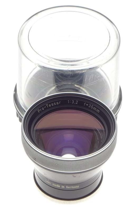 ZEISS Ikon Pro-Tessar 1:3.2 f=35mm SLR conaflex camera lens cap and keeper 3.2/35mm