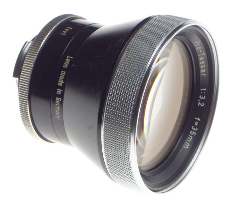 ZEISS Ikon Pro-Tessar 1:3.2 f=35mm SLR conaflex camera lens cap and keeper 3.2/35mm