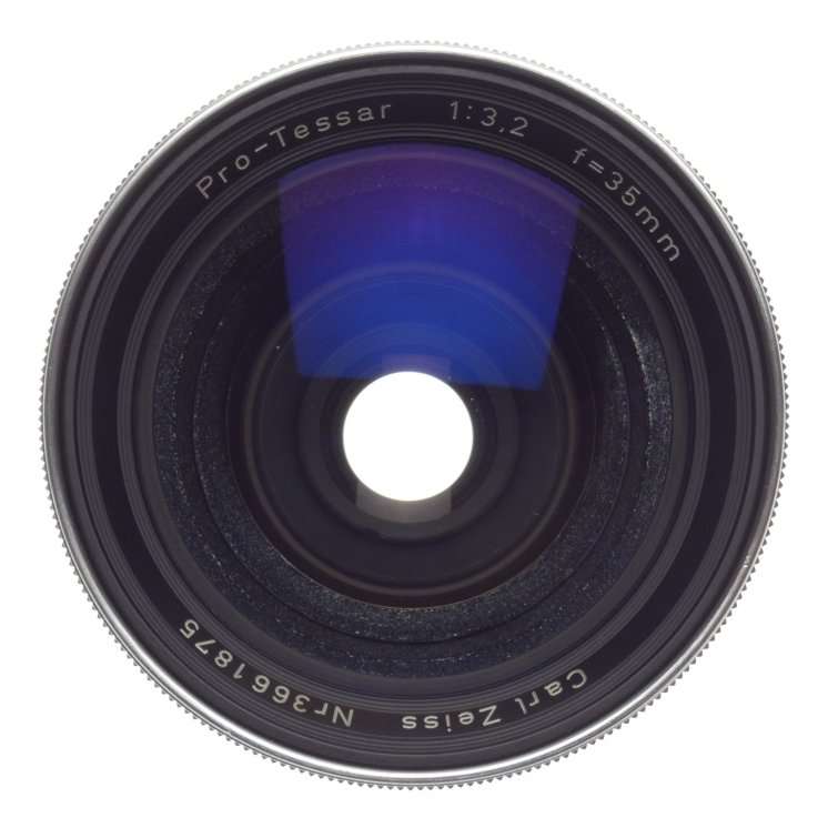 ZEISS Ikon Pro-Tessar 1:3.2 f=35mm SLR conaflex camera lens cap and keeper 3.2/35mm