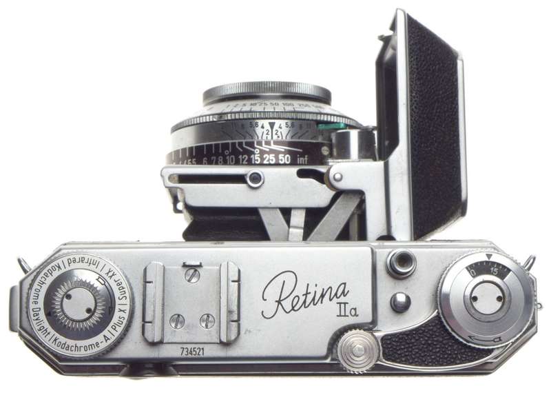 KODAK Retina IIa Vintage film camera Schneider XENON 2/50mm lens f=50mm Case filter hood kit
