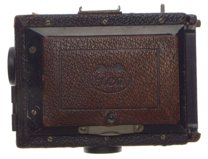 ICA-BEBE subminiature folding film vintage plate camera ZEISS TRIOTAR 1:4.5 f=7.5cm lens