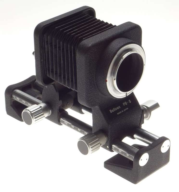 NIKON Bellows PB-5 fits vintage SLR film camera for macro close up focus photography - Nikon