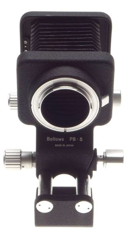 NIKON Bellows PB-5 fits vintage SLR film camera for macro close up focus photography - Nikon
