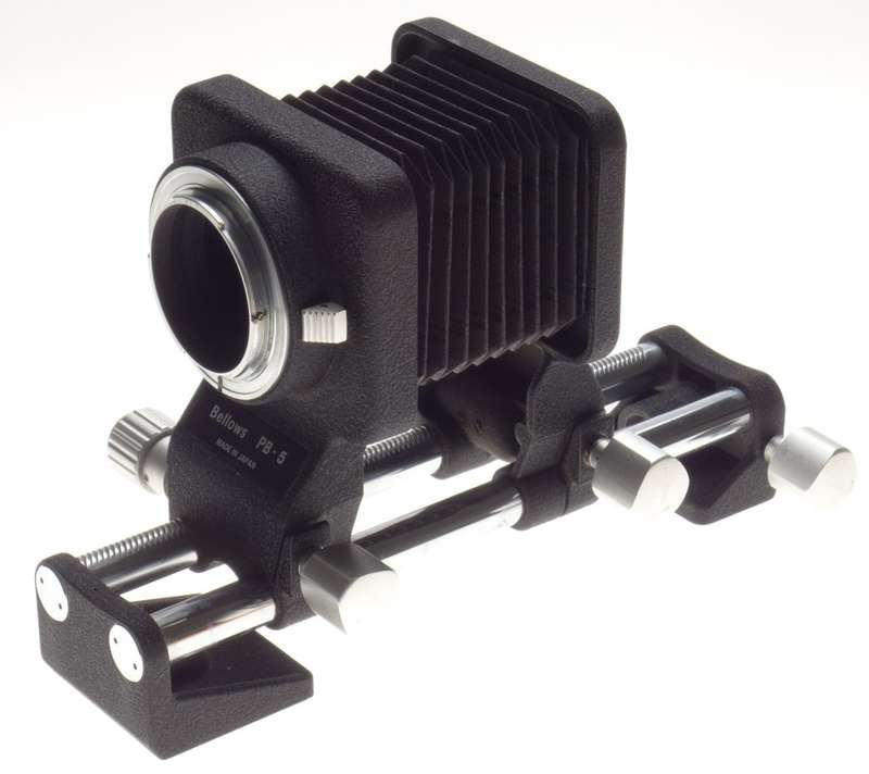 NIKON Bellows PB-5 fits vintage SLR film camera for macro close up focus photography - Nikon