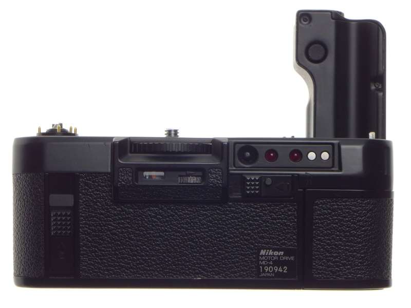 NIKON Motor drive MD-4 Black SLR 35mm classic film camera frip battery attachment winder - Nikon