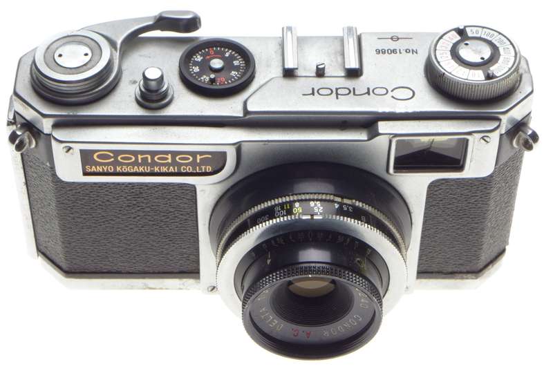 Condor 35mm Rangefinder film camera fixed lens DELTA 3.5/45mm Display piece - Condor