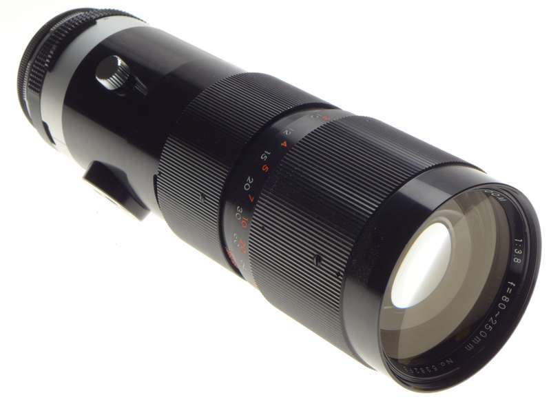 Auto Tamron Zoom 3.8 f=80-250mm C-AF lens mount adapter fits vintage SLR film camera 35mm