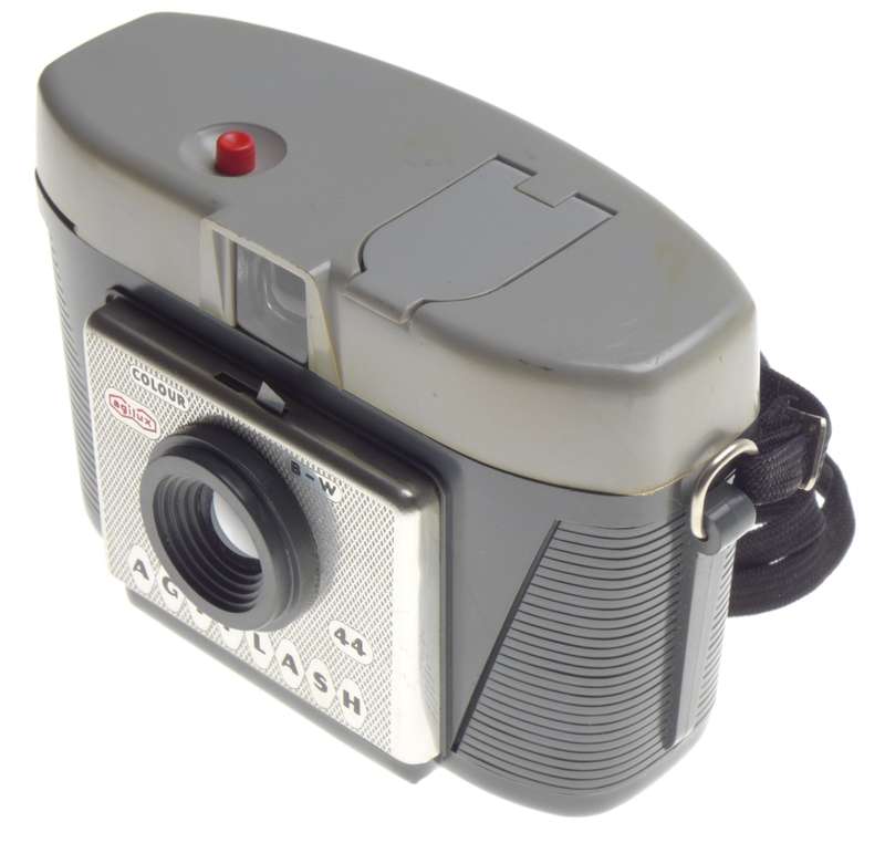Agilux 44 Agiflash vintage film camera boxed with papers collectible condition